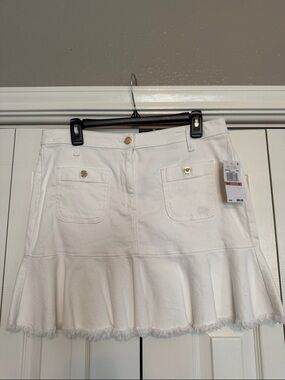 MICHAEL Michael Kors White Skirt NWT